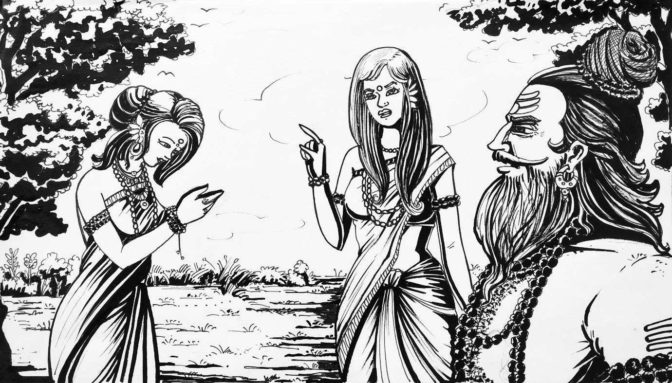 sharmista became Devayani's maid - https://mysutradhar.com