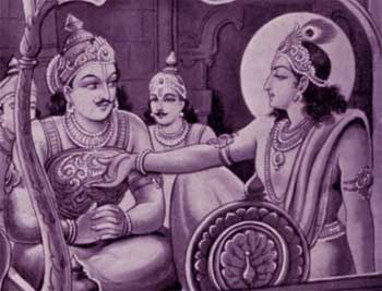 Karna with Krishna